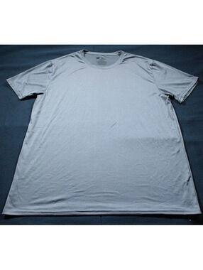 Hanes X-Temp Gray T-Shirt 2XL Polyester Shirt